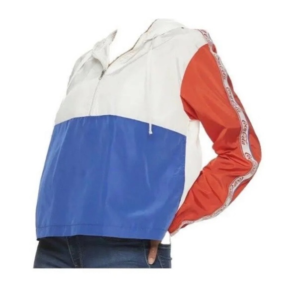 Coca-Cola Women or men
Windbreaker Jacket Size 2XL
Lightweight Pullover hood - Picture 1 of 15